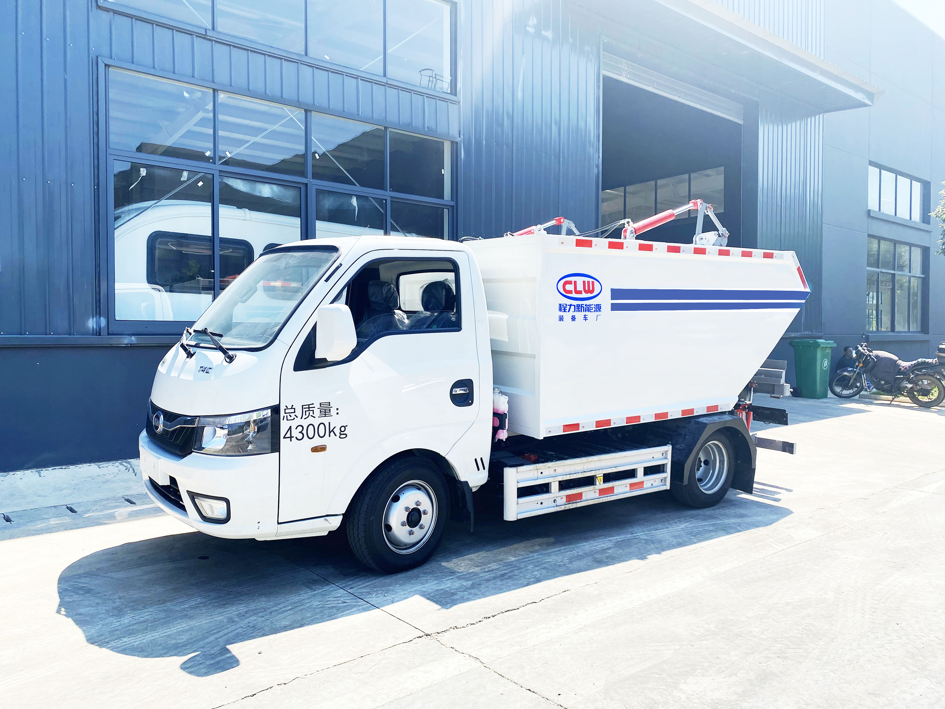 3.5方比亞迪T4純電動(dòng)自裝卸式垃圾車(chē)圖片3